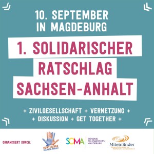 ★ © unteilbar | 2022_Solidarischer Ratschlag Magdeburg