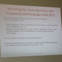 Frauenversammlung 2015